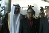 科威特亲王出席晶刚婚礼 霍震霆亲自迎宾