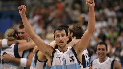 梦碎雅典!2004年奥运会阿根廷击败梦之队集锦