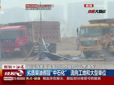 黑油库假冒中石化走私销售黑柴油大起底