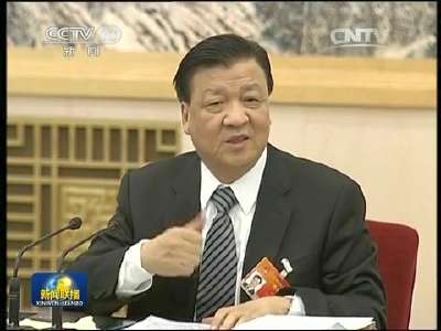 [视频]刘云山参加陕西代表团审议