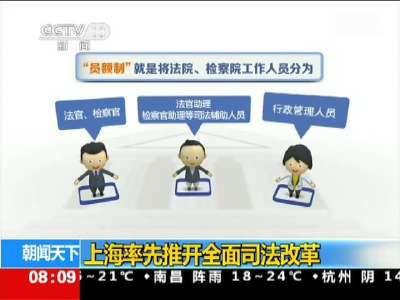 [视频]上海率先推开全面司法改革