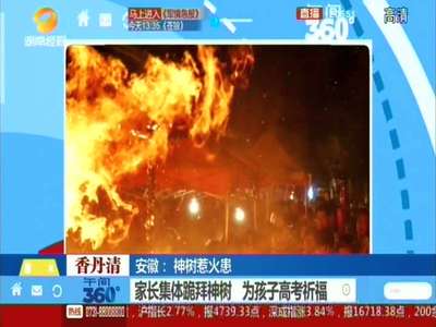 安徽：家长集体跪拜神树 神树惹火患