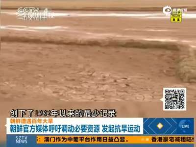 [视频]朝鲜遭遇百年一遇干旱 制作海报标语鼓励抗旱