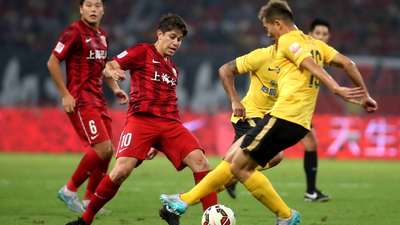 中超第25轮 上海上港VS广州恒大 上半场录播(