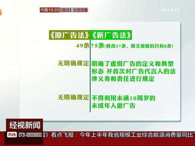 9月1日新《广告法》实施 明星代言虚假广告需负连带责任