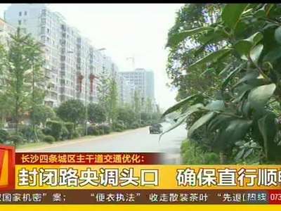 长沙四条城区主干道交通优化