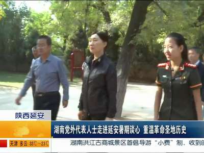 湖南党外代表人士走进延安暑期谈心 重温革命圣地历史