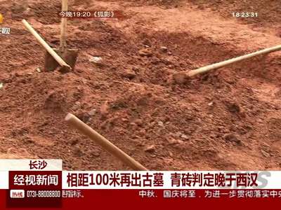 相距不足十米又出古墓 两位墓主人或是“旧相识”