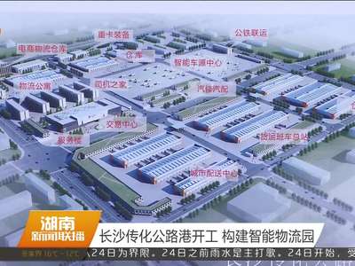 长沙传化公路港开工 构建智能物流园