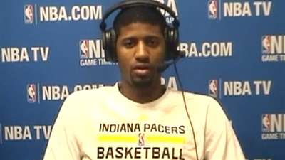 复出首秀!4月6日保罗乔治vs热火13分集锦