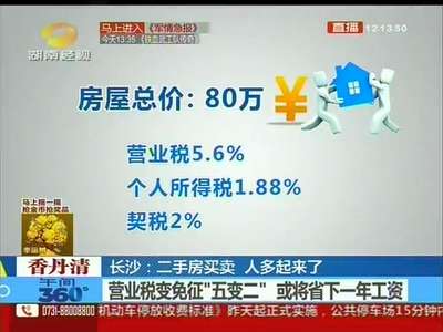 房产新政长沙已落地 购二套房可按新政面签