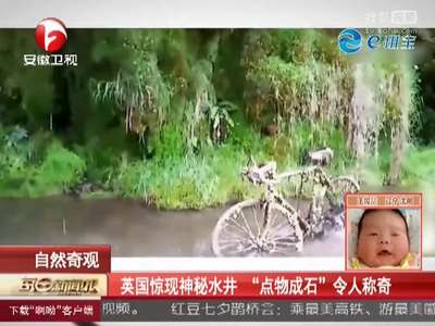 [视频]英国惊现神秘水井 “点物成石”令人称奇