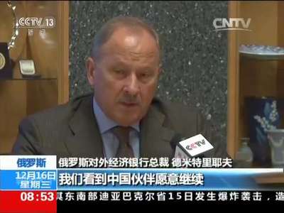 [视频]俄罗斯 俄对外经济银行总裁接受本台采访：俄中金融战略合作迈入新阶段