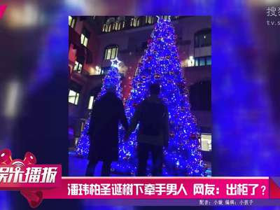 [视频]潘玮柏圣诞树下牵手男人 网友：出柜了？