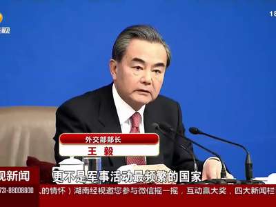 外交部部长王毅回答中外记者提问