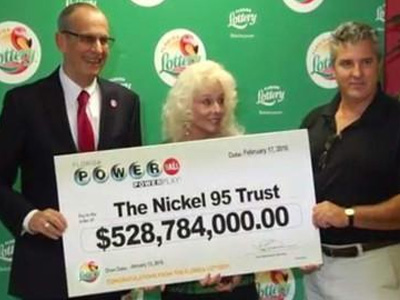 中了5.29亿美元好淡定