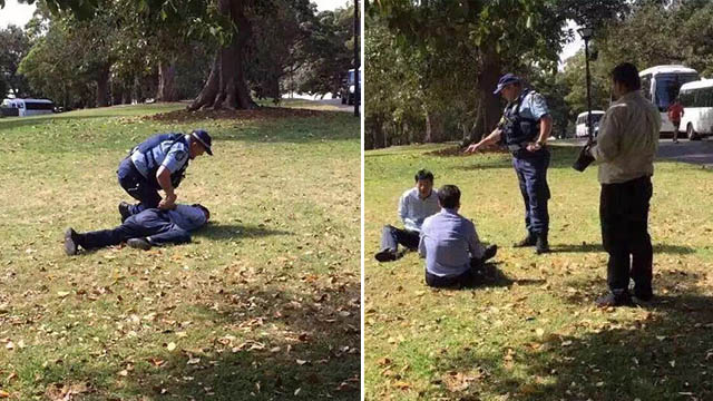 曝中国游客在澳随地便溺被捕