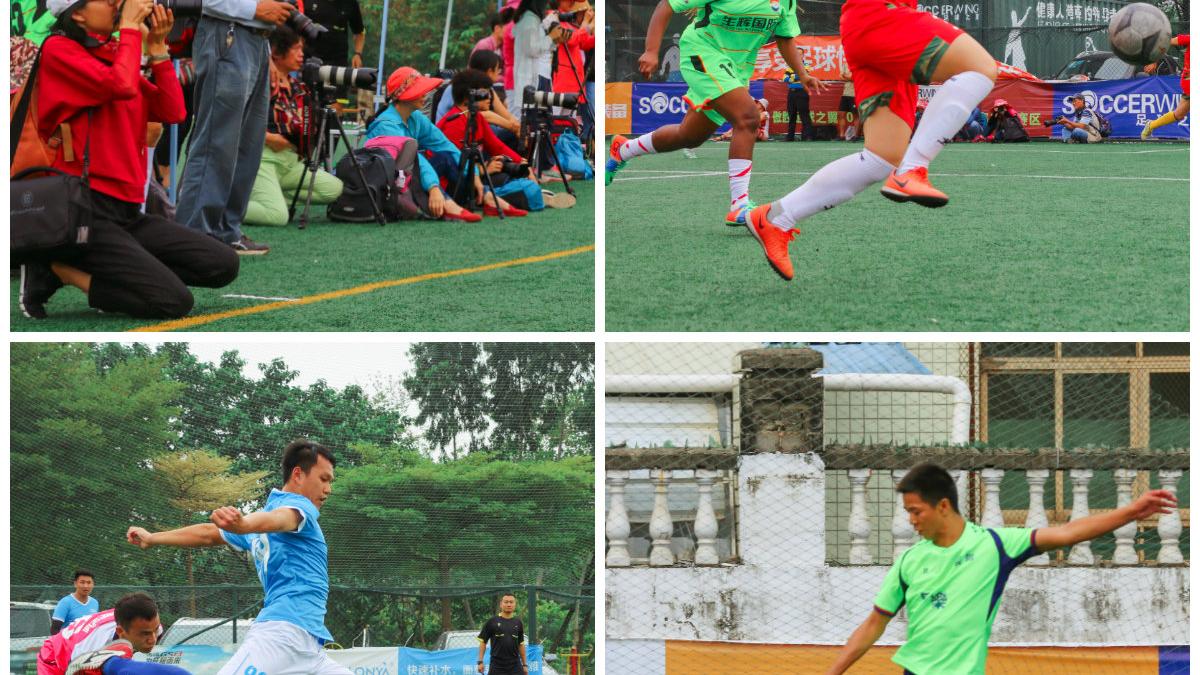 老年摄影列队长枪短炮 围观第五届粤女五甲