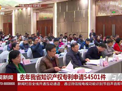 2015年我省知识产权专利申请54501件