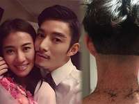 叶璇操刀为男友理发