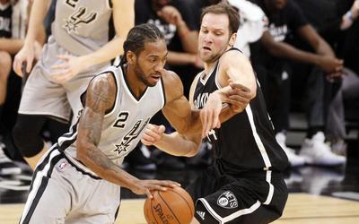nba-伦纳德30分洛佩兹14分 马刺130-101篮网