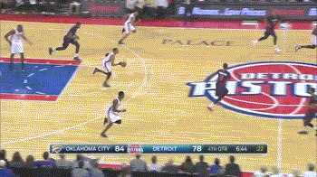 gif-谁更残暴?威少弗老大暴扣对比