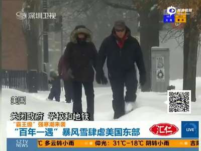 [视频]怪兽级暴风雪肆虐美国 至少19人遇难