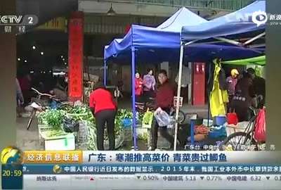 [视频]南方菜价疯涨：一公斤香菜47元 青菜比鲫鱼贵