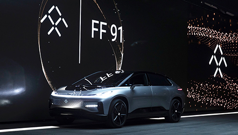 FF全球首台互联网生态电动车首发
