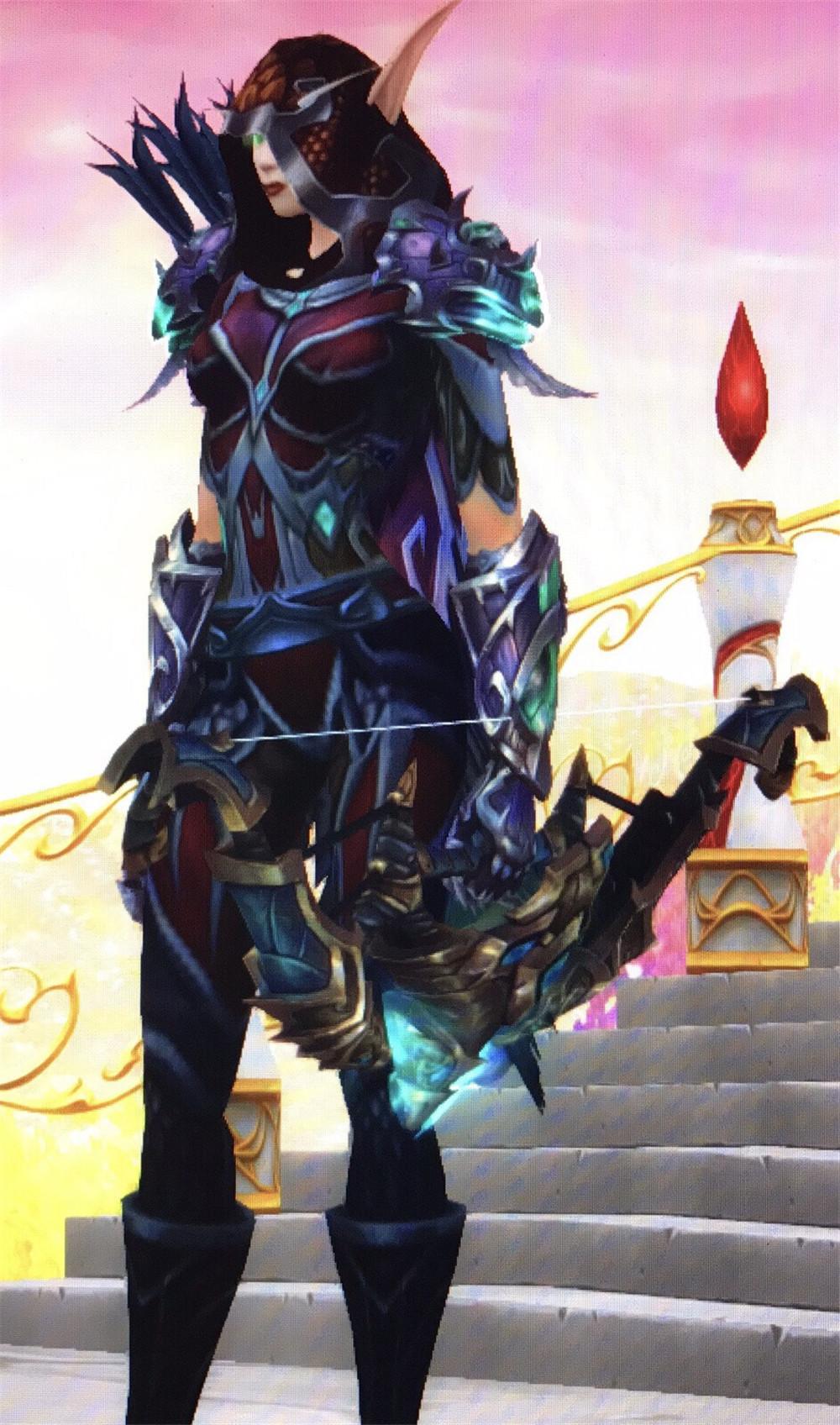 猎人锁甲幻化:复制女王外观 血精灵COS希尔瓦娜斯