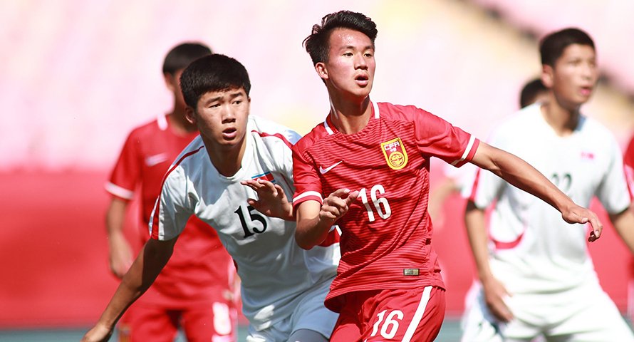 u16四国赛-中国0-1不敌朝鲜 3战1胜1平1负