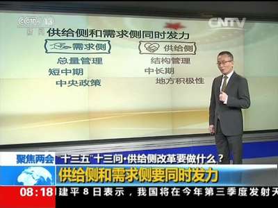 [视频]聚焦两会 “十三五”十三问：供给侧改革要做什么？