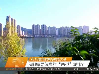 2016城市发展与规划大会 我们需要怎样的“两型”城市？