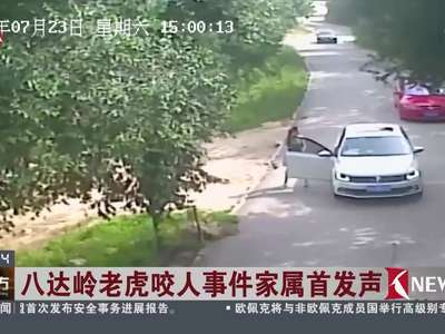 [视频]八达岭老虎咬人事件家属首发声：因晕车下车 以为在安全区