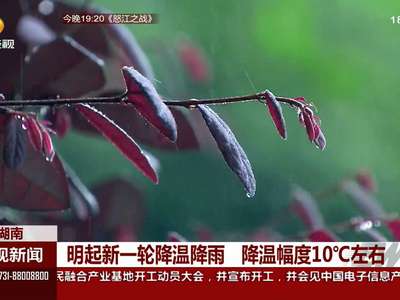 6日起新一轮降温降雨 降温幅度10°C左右