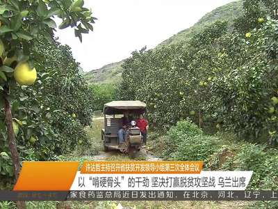 许达哲主持召开省扶贫开发领导小组第三次全体会议 以“啃硬骨头”的干劲 坚决打赢脱贫攻坚战 乌兰出席