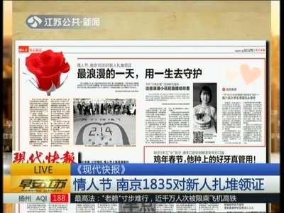 [视频]南京1835对新人扎推领证
