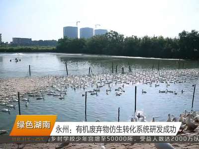 永州：有机废弃物仿生转化系统研发成功