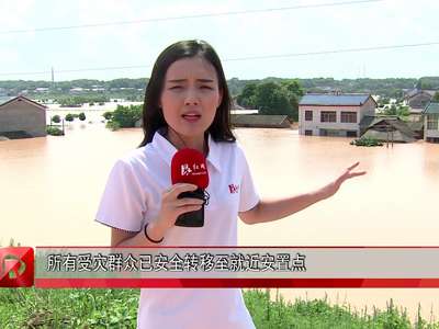 红视频现场直击：长沙望城团山湖村抢险工作