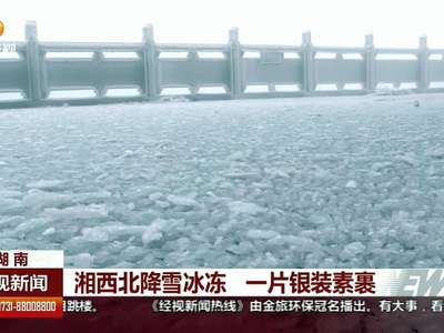 湘西北降雪冰冻 一片银装素裹