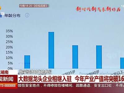 大数据龙头企业相继入驻 今年产业产值将突破160亿元