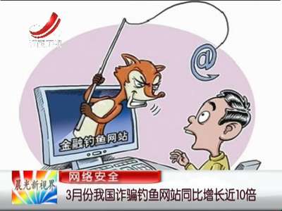 [视频]3月份我国诈骗钓鱼网站同比增长近10倍