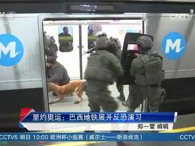 [视频]里约奥运会：巴西地铁展开反恐演习