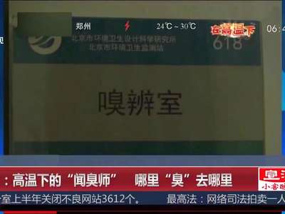 [视频]北京：高温下的“闻臭师” 哪里“臭”去哪里