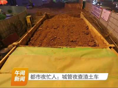 都市夜忙人：城管夜查渣土车