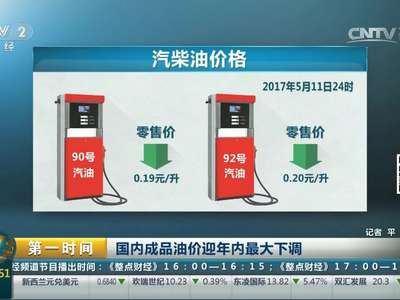 [视频]国内成品油价迎年内最大下调