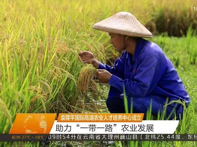 袁隆平国际高端农业人才培养中心成立 助力“一带一路”农业发展