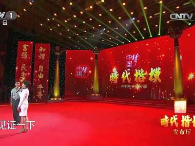 [视频]《时代楷模发布厅》：中宣部授予王锐“时代楷模”荣誉称号