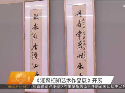 《湘聚相知艺术作品展》开展