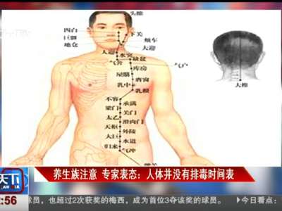 [视频]养生族注意！专家表态：人体并没有排毒时间表